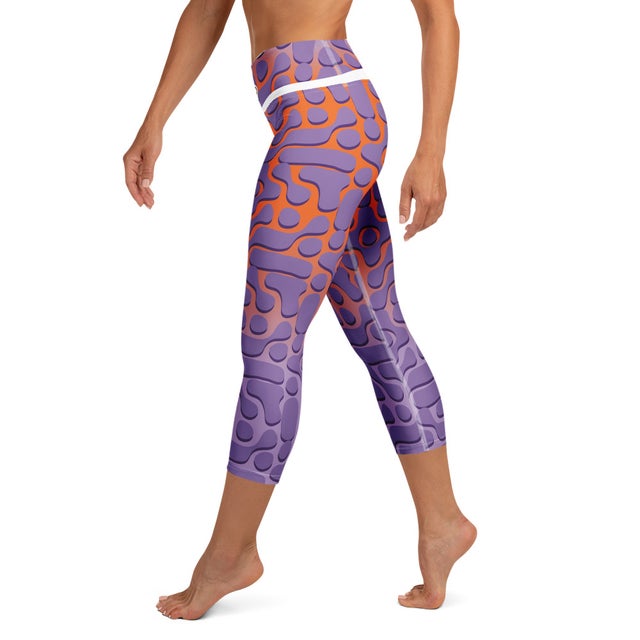 Genesis Glow Royal Yoga Capri Leggings