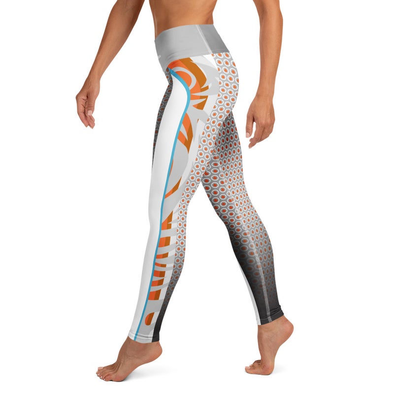 Graphite Silver Yoga Leggings