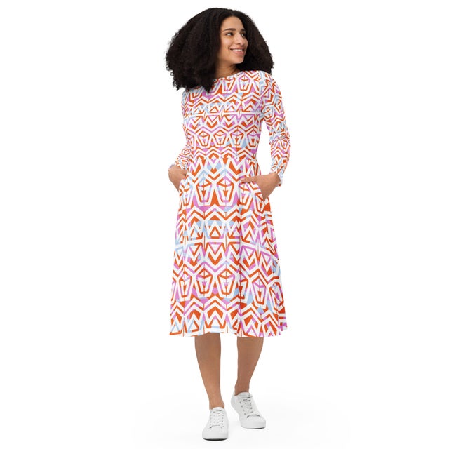 Moorican Diya Sleeve Dress