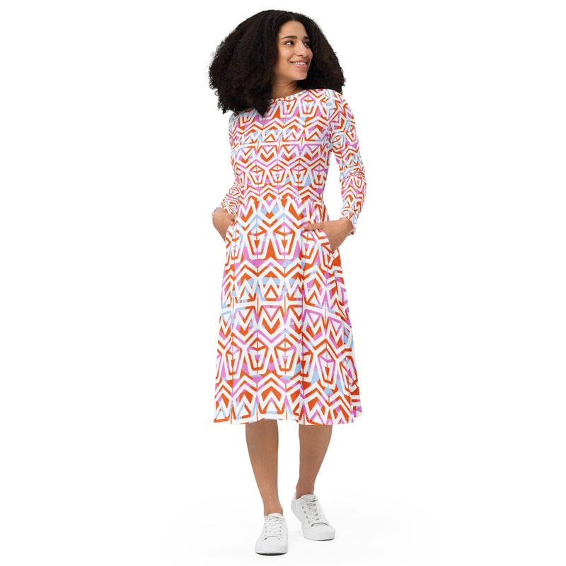 Moorican Diya Sleeve Dress